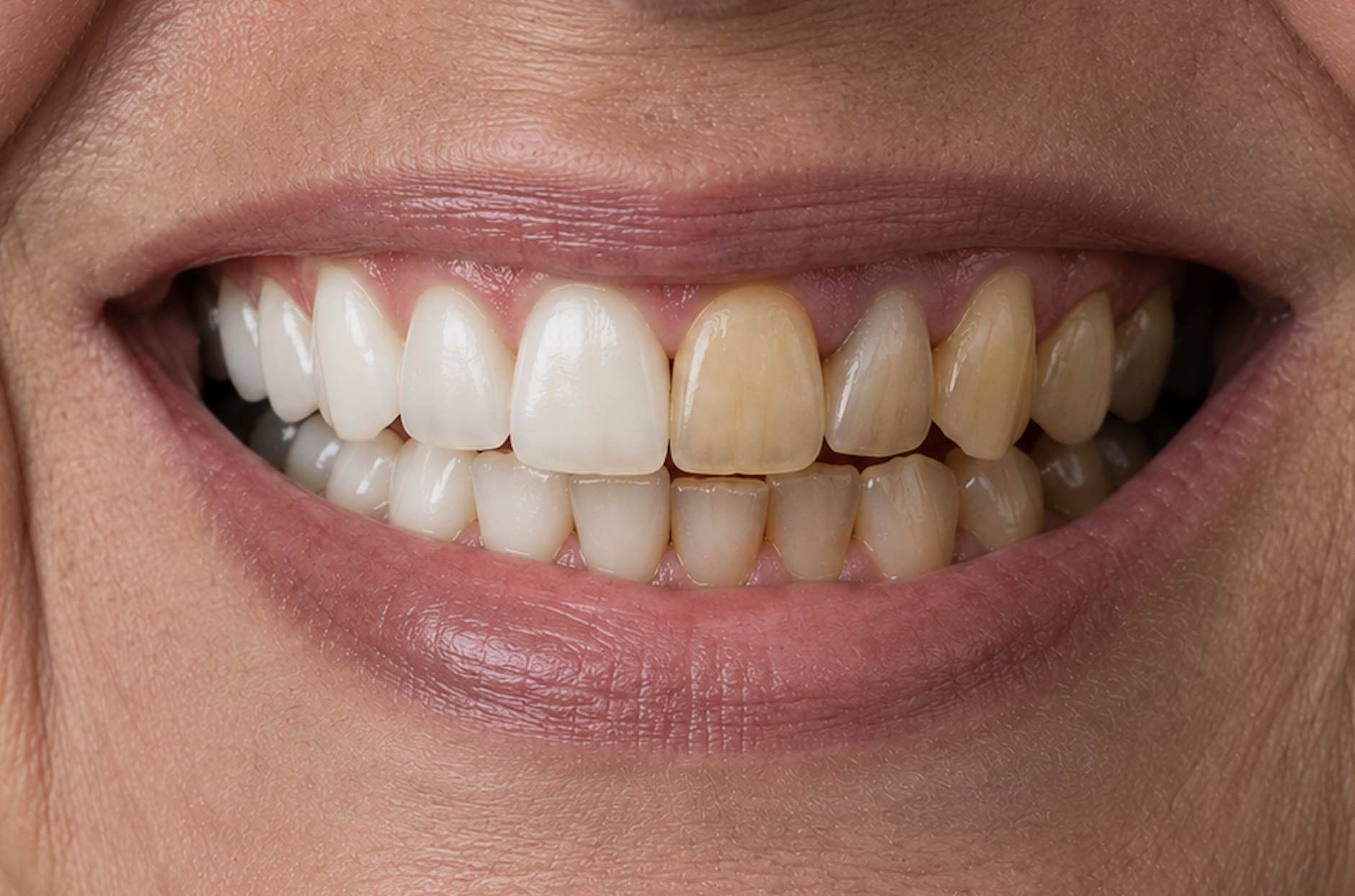 WHY DO TEETH GO YELLOW?